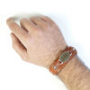 Islamitische Lederen Armband Jade Steen Ayatul Kursi
