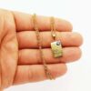 Islamitische Roestvrijstalen Ketting Versierd met Boze Oog & Wan Yakad Hanger