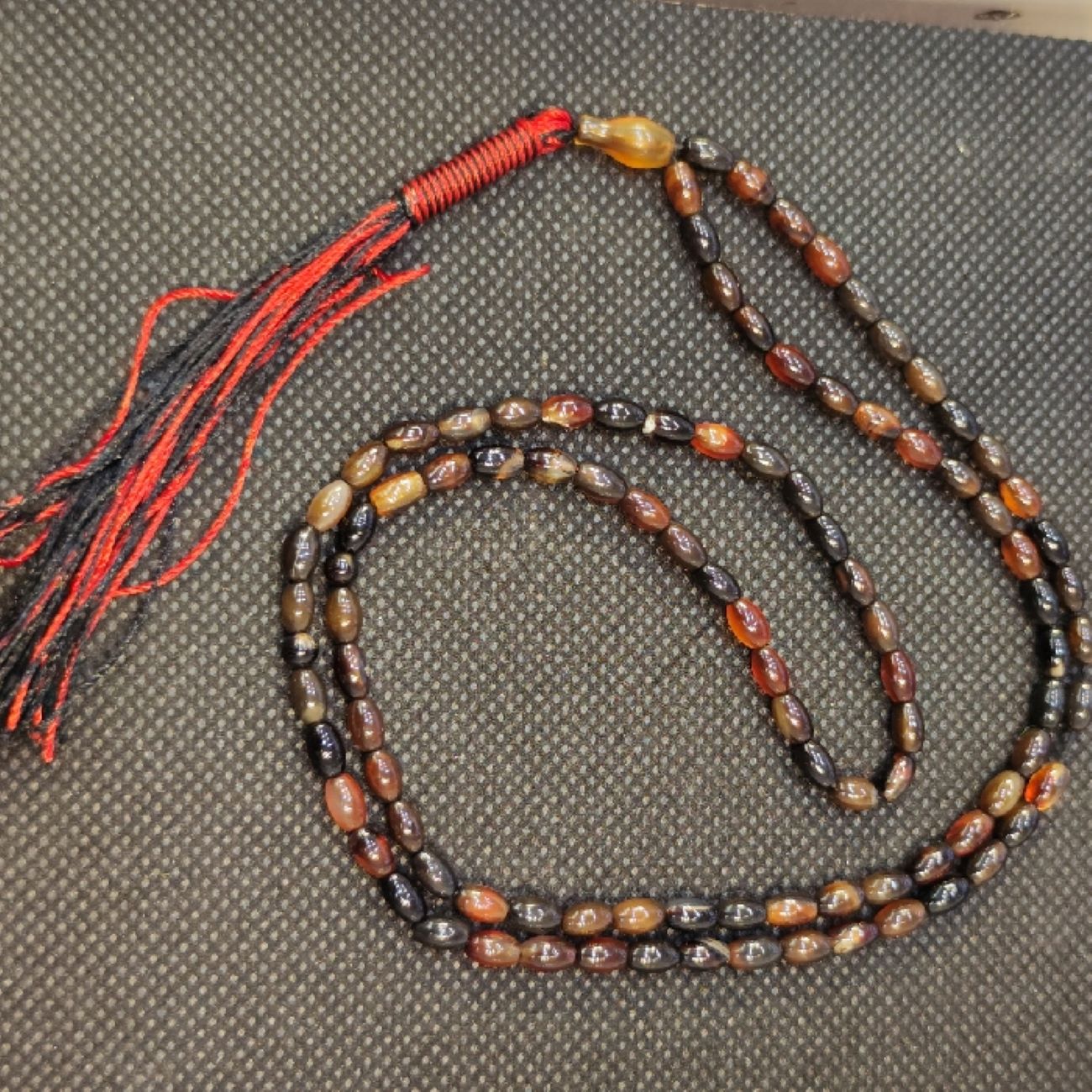 Islamitische Sulemani Hakik Rozenkrans Gemaakt met 101 Gebedskralen Tasbih Misbaha
