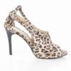 Lederen Pump Hakken voor Vrouwen met Luipaard Design