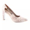 Natuurlijke Leren Pumps voor Dames met Slangenprint