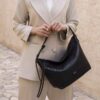 Leren Schoudertas – Hobo Stijl, Model Slang