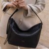 Leren Schoudertas – Hobo Stijl, Model Slang
