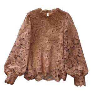 Dames Blouse met Lange Mouwen met Paisley Ontwerp
