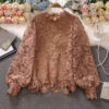 Dames Blouse met Lange Mouwen met Paisley Ontwerp