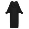Klassieke Zwarte Abaya – Loszittend Model