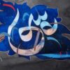 Damesjurk met Kalligrafie Ontwerp Afaq – Regular Fit – Grijs