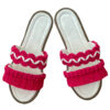 Macrame Platte Slippers voor Vrouwen Handgemaakt Model Delban