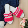 Macrame Platte Slippers voor Vrouwen Handgemaakt Model Delban