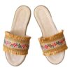 Macramé Platte Slippers voor Vrouwen Handgemaakt met Boho Ontwerp