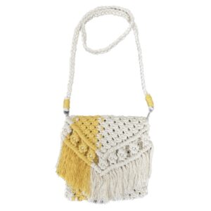 Macramé Schoudertas voor Vrouwen Handgemaakt Model Boho