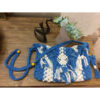 Macramé Sling Tas voor Dames Handgeweven in Wit