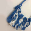 Macramé Sling Tas voor Dames Handgeweven in Wit