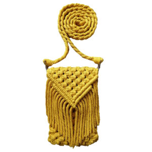 Macrame Schoudertas voor Vrouwen Handgeweven met Boho Ontwerp