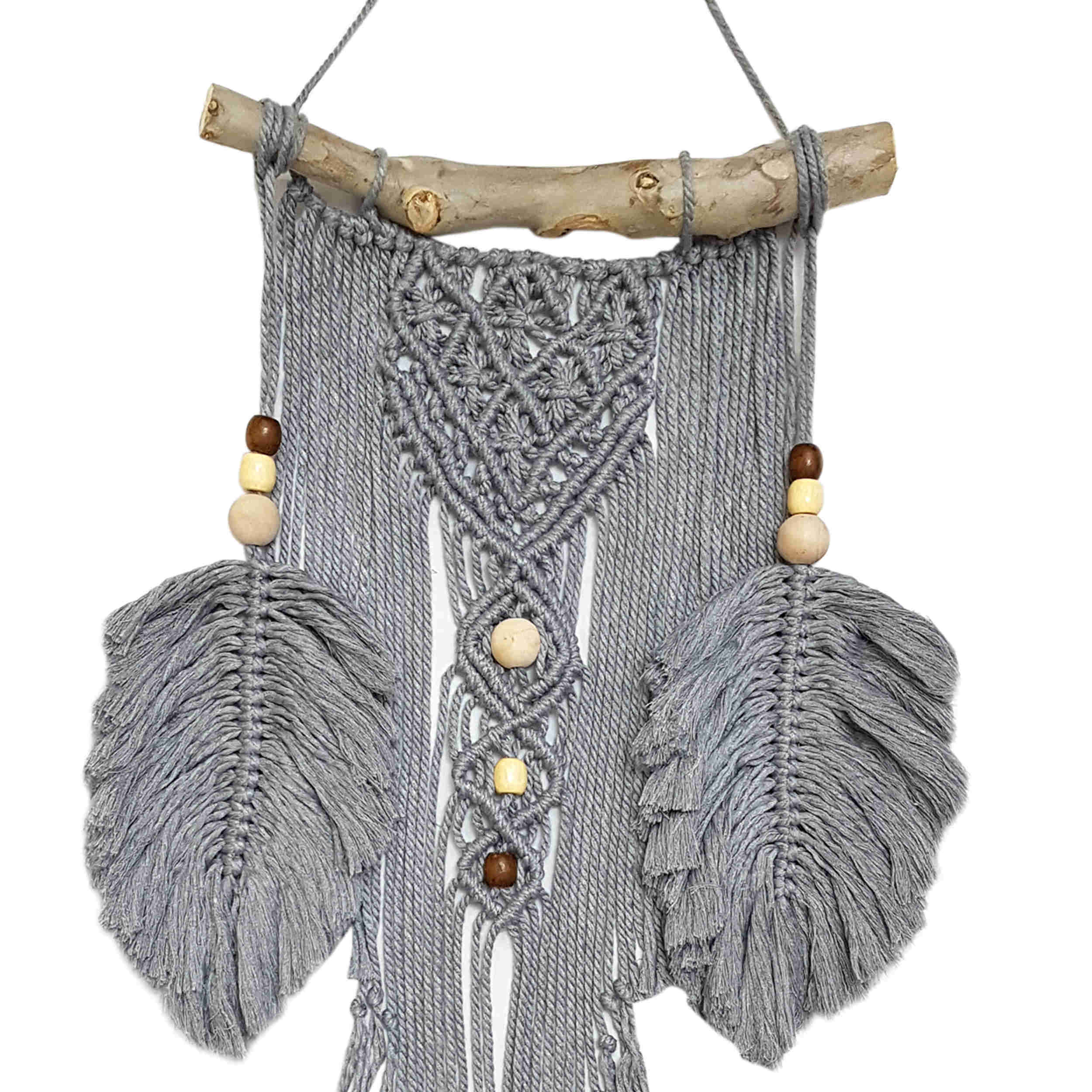 Macramé Wandtapijt Boheemse Kunst Handgeweven