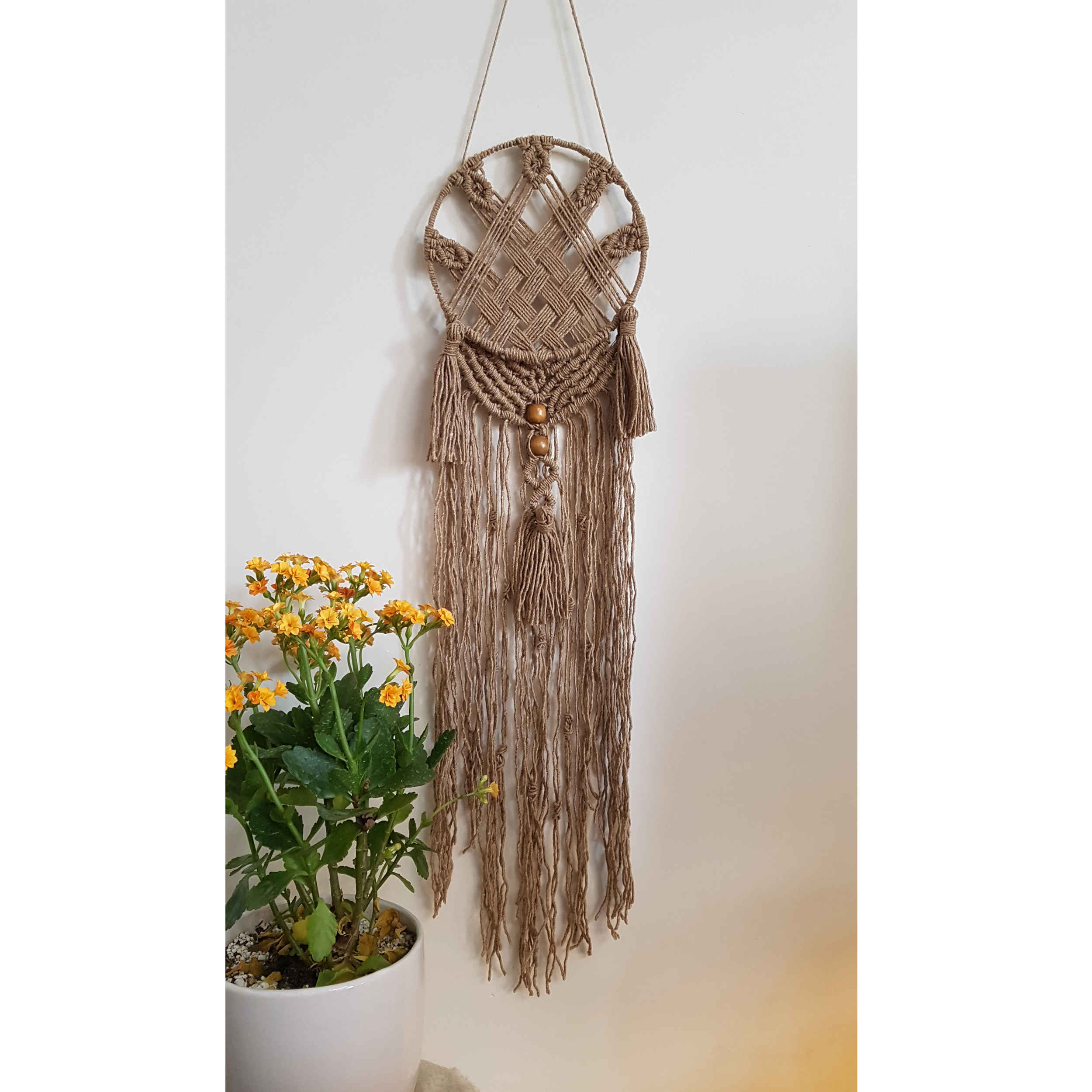 Macramé Wandtapijt Boheemse Kunst Model Dromenvanger