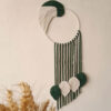 Macramé Wandkleed Tapestry Art Bohemian Model Bladeren