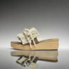 Macramé Sleehak Slippers voor Dames Model Boho