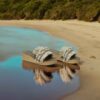 Macramé Sleehak Slippers voor Dames Model Boho