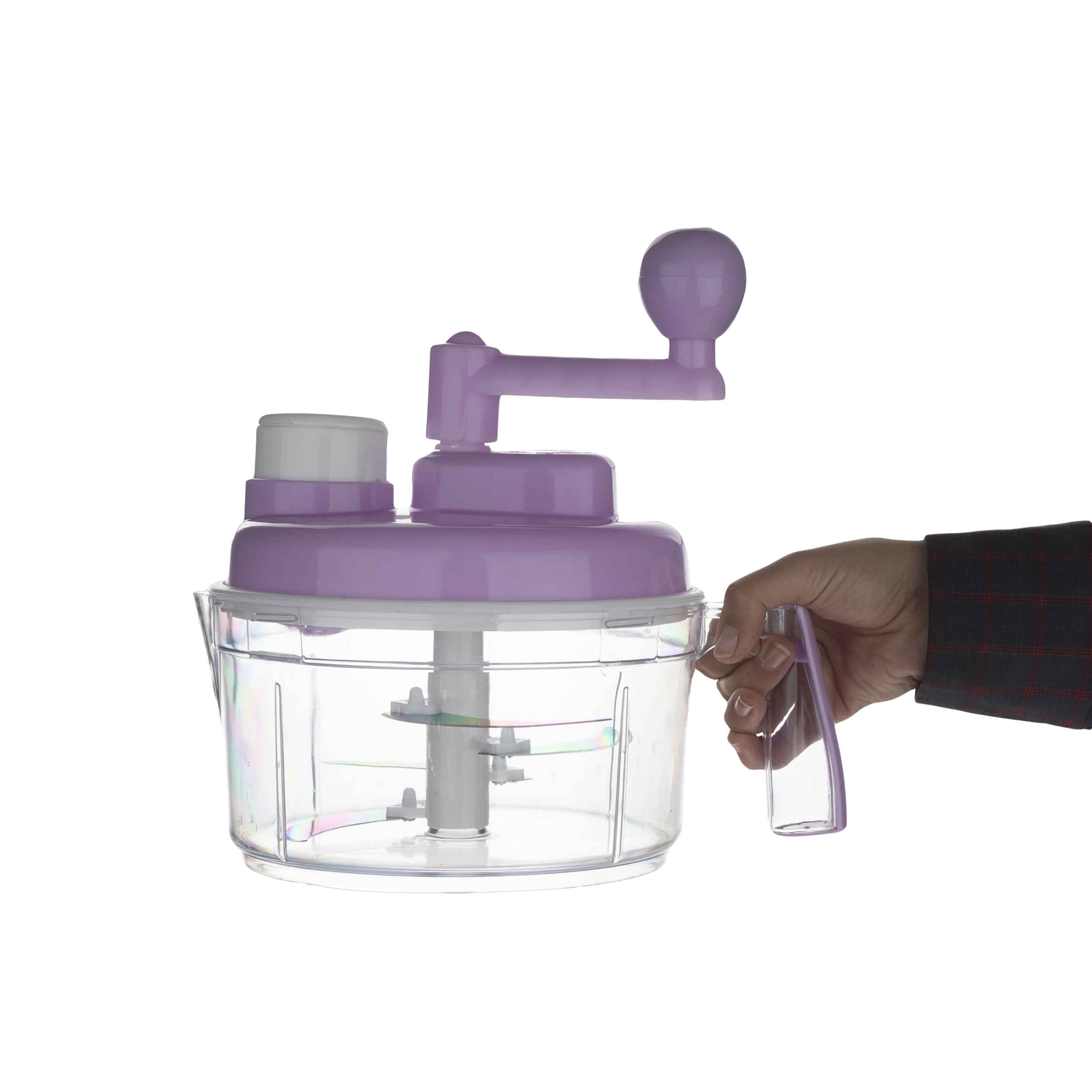 Handmatige Groentehakker & Sapcentrifuge met Plastic Handvat