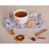 Melamine dienbladenset (3-delig) - Lichtgewicht dienblad met zomerdrankjespatroon
