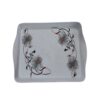 Robuust melamine dienblad - Rechthoekig dienblad voor bloemendecoratie