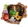 3D muursticker Angry Birds voor de babykamer