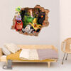 3D muursticker Angry Birds voor de babykamer