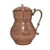 Perzische Koperen Pitcher Gesmeed met Deksel & Handvat Model Gulzar