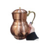Perzische Koperen Pitcher Gesmeed met Deksel & Handvat Model Gulzar