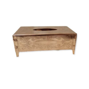 Perzische Koperen Tissue Box Cover – Handgemaakt Traditionele Stijl