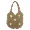 Handgeweven Crochet Tote Bag met Kamille Design