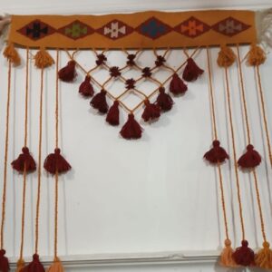 Perzische DIY Kwast Wandhanger – Model Dame Cream