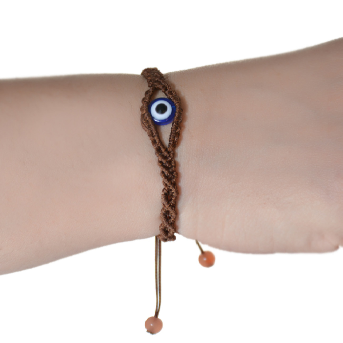 Perzische Geborduurde Armband met Boze Oog Ontwerp voor Vrouwen