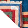 Echt handgeknoopt Perzisch minimalistisch Gabbeh tapijt - Met rand, Marineblauw, Wol