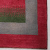 Echt handgeknoopt Perzisch levensboom Gabbeh tapijt - Met rand, Rood, Wol