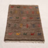 Handgeknoopt Perzisch minimalistisch Gabbeh tapijt - Effen, Bruin, Wol