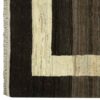 Handgeknoopt Perzisch geometrisch Gabbeh tapijt - Met rand, Bruin, Wol