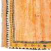 Handgeknoopt Perzisch minimalistisch Gabbeh tapijt - Geometrische rand, Oranje, Wol