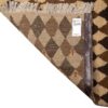 Handgeknoopt Perzisch Kheshti Gabbeh tapijt - Geometrisch, Bruin, Wol