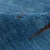 Authentiek handgeknoopt Perzisch minimalistisch Gabbeh tapijt - Effen, Marineblauw, Wol