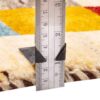 Authentiek handgeknoopt Perzisch geometrisch Gabbeh tapijt - Geruit, Crème, Wol