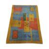 Handgeknoopt Perzisch Kheshti Gabbeh tapijt - Geometrisch, Geel, Wol