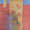 Handgeknoopt Perzisch Kheshti Gabbeh tapijt - Geometrisch, Geel, Wol