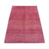 Handgeknoopt Perzisch minimalistisch Gabbeh tapijt - Effen, Rood, Wol