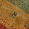 Handgeknoopt Perzisch gestreept Gabbeh tapijt - Bruin, Premium wol