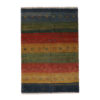 Handgeknoopt Perzisch gestreept Gabbeh tapijt - Bruin, Premium wol