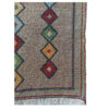 Handgeknoopt Perzisch Kheshti Gabbeh tapijt - Geometrisch, Bruin, Wol