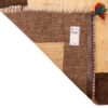 Handgeknoopt Perzisch minimalistisch Gabbeh tapijt - Met rand en dierenmotieven, Crème, Wol