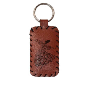 Lederen Perzische Sleutelhanger – Maulana Design